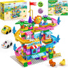 Two-In-One Design Small Colourful Coaster Track Building Blocks For Kids - Chaudhary Brand Store 
