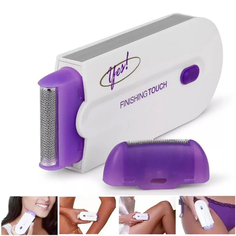 USB Rechargeable 2-in-1 Instant Painless Hair Removal Machine - Chaudhary Brand Store 