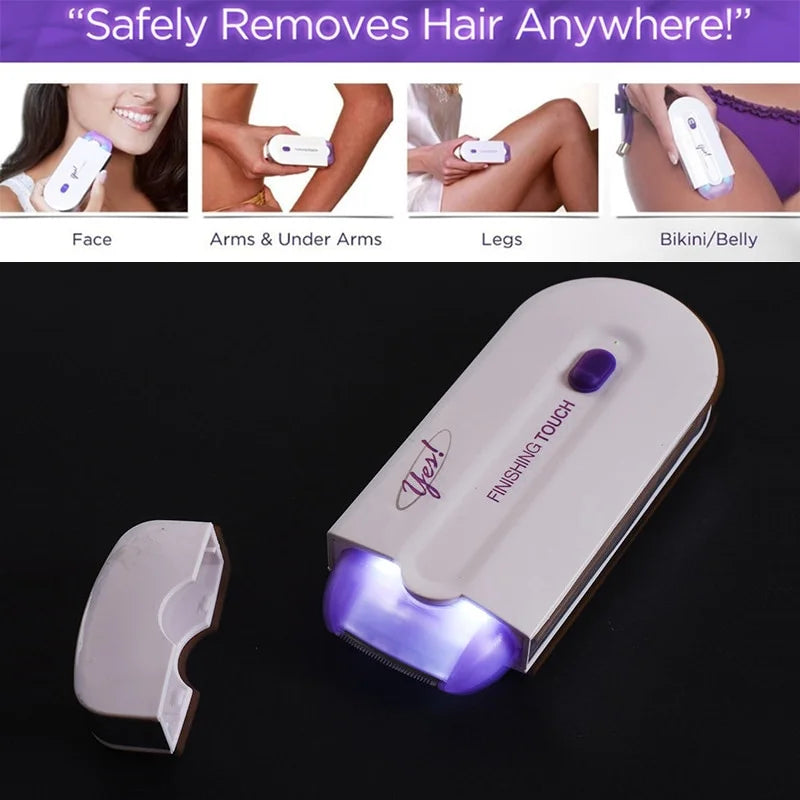 USB Rechargeable 2-in-1 Instant Painless Hair Removal Machine - Chaudhary Brand Store 