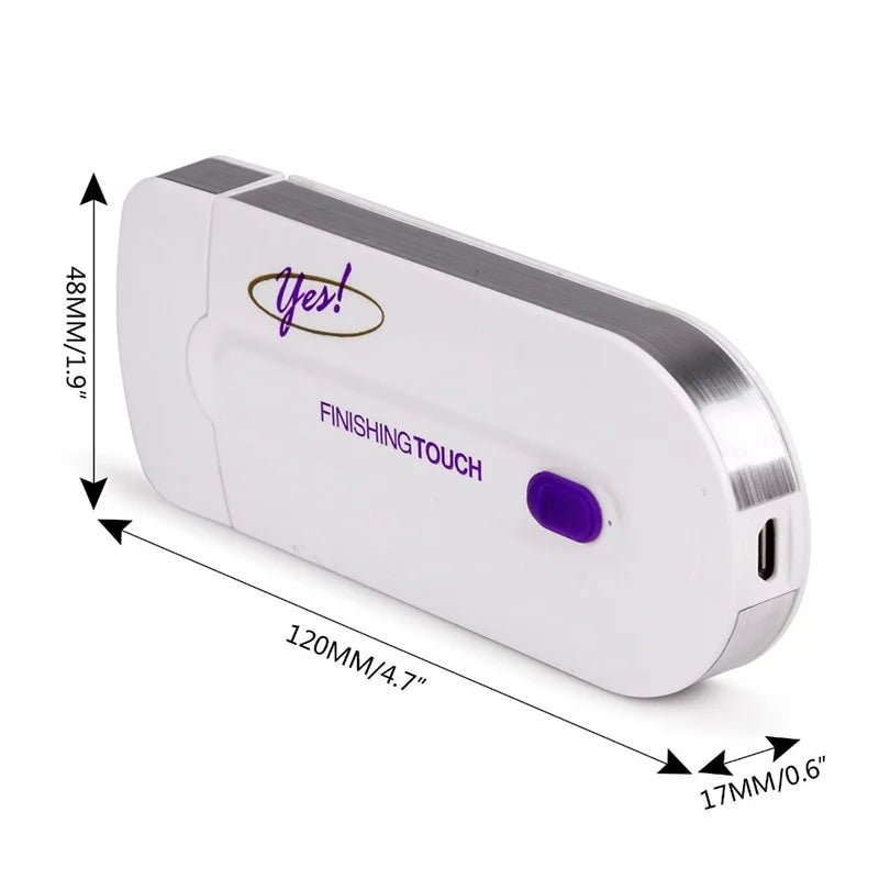 USB Rechargeable 2-in-1 Instant Painless Hair Removal Machine - Chaudhary Brand Store 