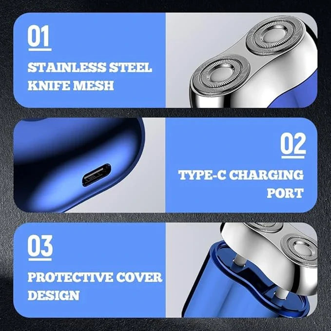 Ultimate Mini USB Electric Shaver – Smooth Shave, Anytime, Anywhere! - Chaudhary Brand Store 