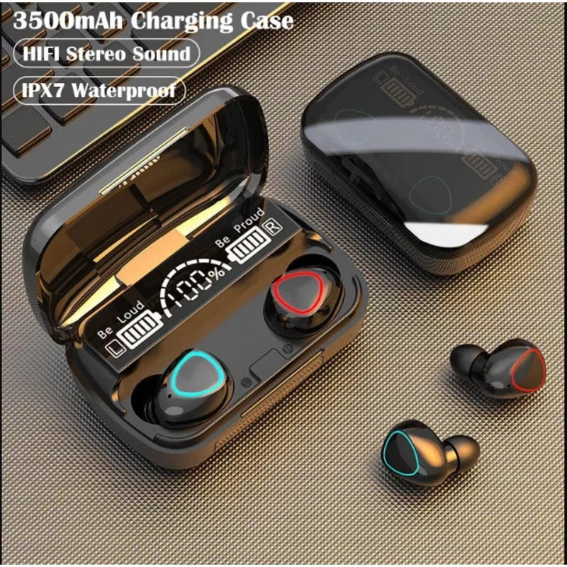 Ultimate M10 Wireless Bluetooth 5.1 Earbuds | IPX7 Waterproof TWS Earphones