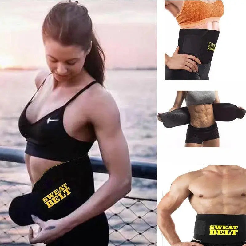 Unisex Sweat Belt Waist Trimmer Shaper Corset For Gym - Chaudhary Brand Store 