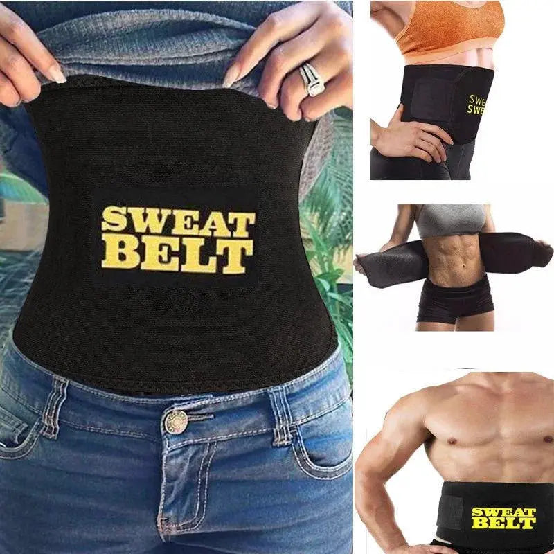 Unisex Sweat Belt Waist Trimmer Shaper Corset For Gym - Chaudhary Brand Store 