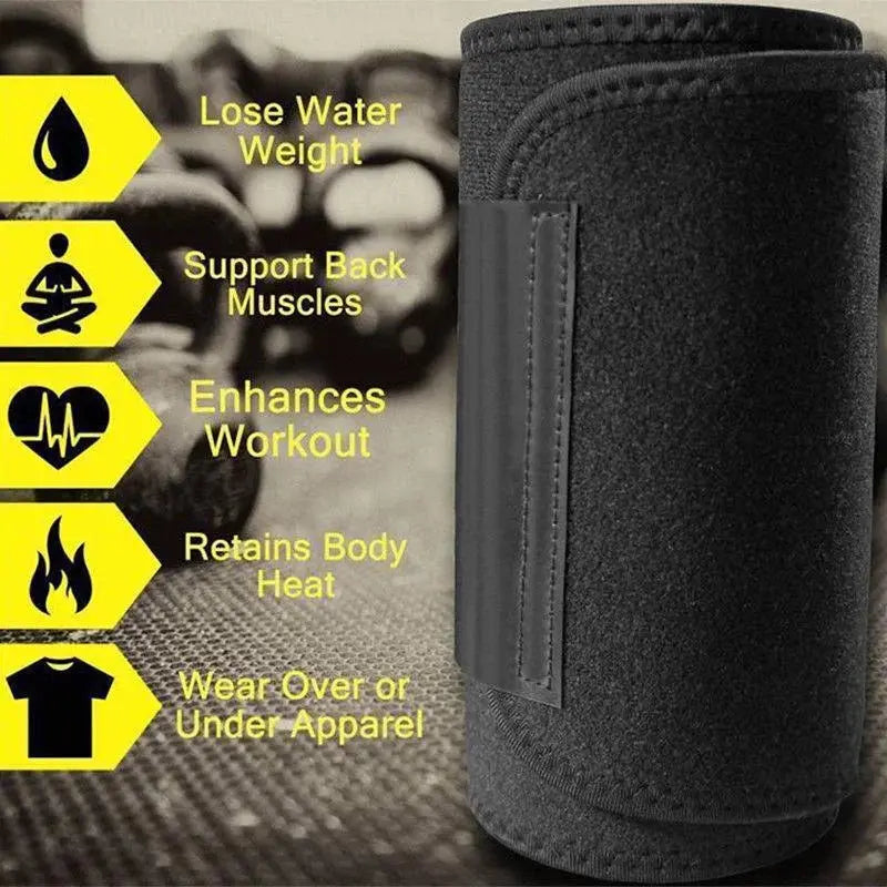 Unisex Sweat Belt Waist Trimmer Shaper Corset For Gym - Chaudhary Brand Store 