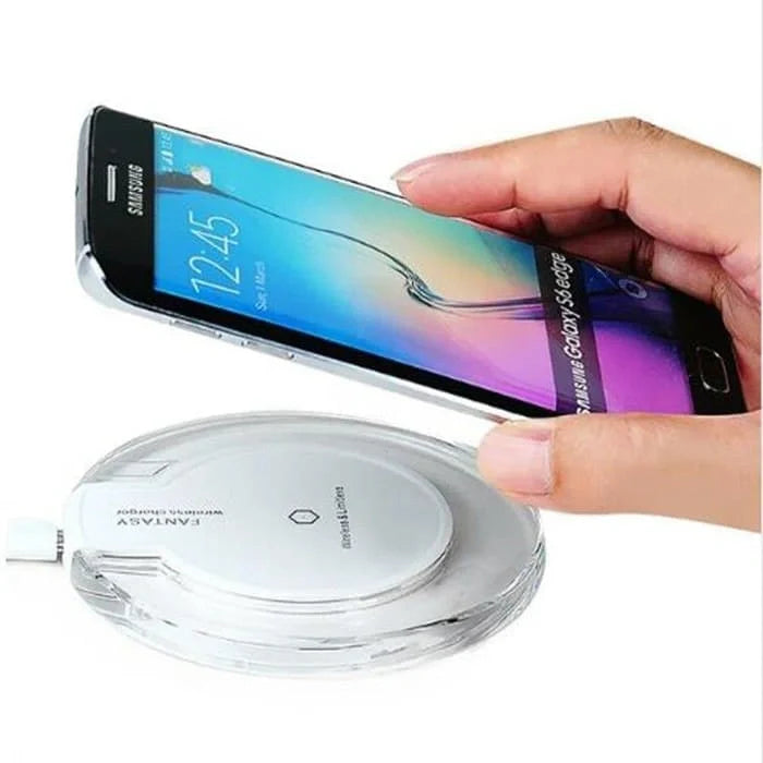 Universal Qi Charging Pad Mobile Phone Adapter Dock Station Wireless Charger - Chaudhary Brand Store 
