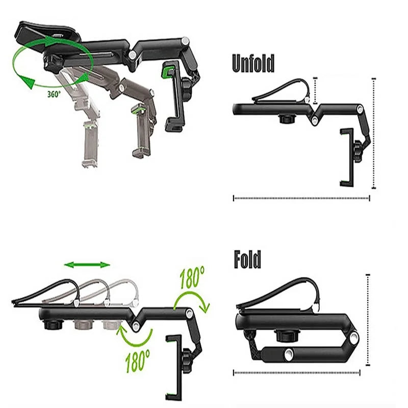 Universal Sun Visor Support 360° Car Cell Phone Holder - Chaudhary Brand Store 