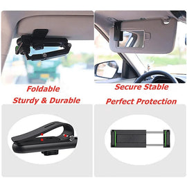 Universal Sun Visor Support 360° Car Cell Phone Holder - Chaudhary Brand Store 