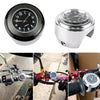 Universal Motorcycle & Bicycle Handlebar Quartz Clock – Waterproof Luminous Aluminum Alloy Mount Dial Watch My Store