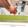 Large Size Silicone Sink Splash Guard Set |  Non-Slip Water Barrier with Strong Suction Cups for Kitchen & Bathroom Use