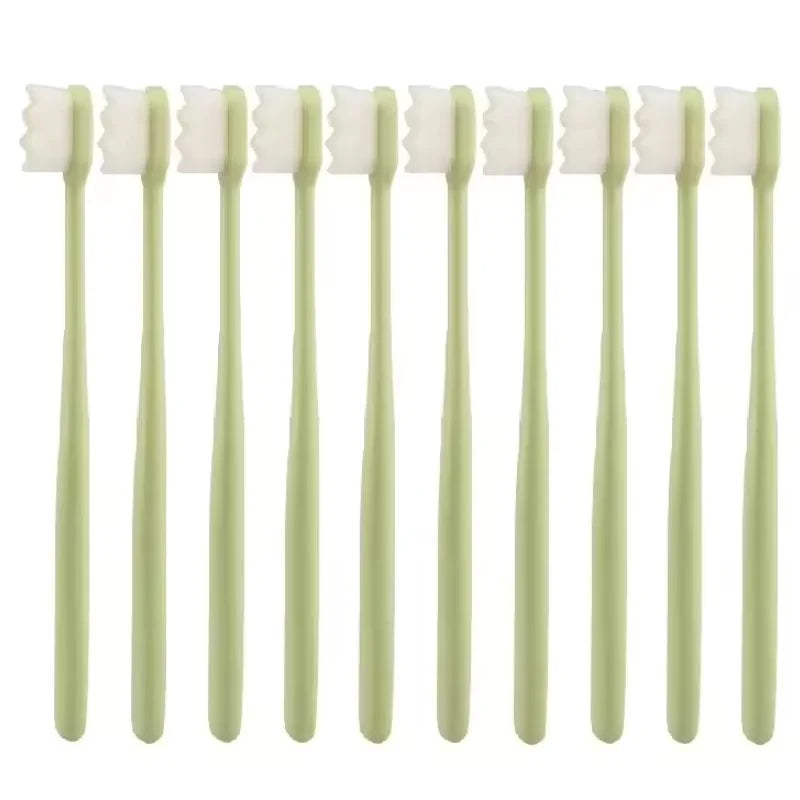 Nano Toothbrush with Travel Case | Ultra Soft Micro-Nano Bristles | For Sensitive Gums, Adults & Kids | Pack of 3
