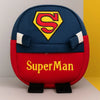Cute Plush Superman Character Backpack | Stuffed School Bag & Kids Gift