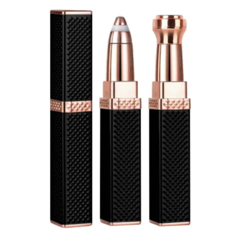 2-in-1 Facial Hair Remover & Eyebrow Trimmer | USB Rechargeable Painless Tool