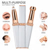 2-in-1 Facial Hair Remover & Eyebrow Trimmer | USB Rechargeable Painless Tool