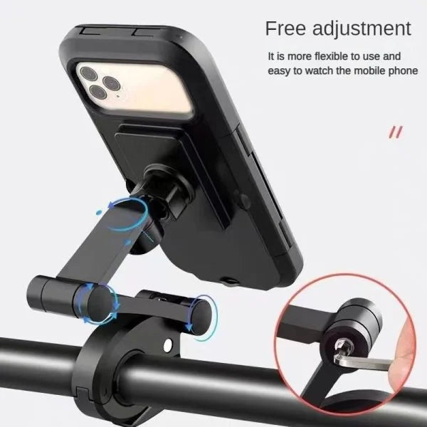 Waterproof Magnetic Bicycle Mobile Phone Holder – Strong & Secure Bike Mount Chaudhary Brand Store