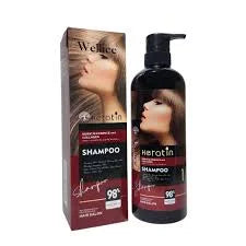 Wellice Hair Salon Keratin Essence and Collagen Shampoo 800g – Smooth & Strong Hair