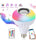 2-in-1 Smart LED Bulb with Bluetooth Speaker | RGB Color Light + Remote Control