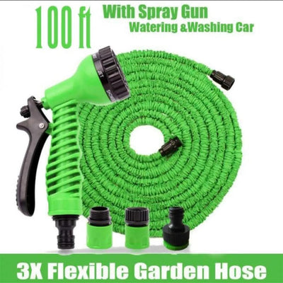 Magic Expandable Hose Pipe 100FT | Flexible, Lightweight Garden Hose with Multi-Spray Gun