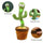 Rechargeable Dancing Cactus Toy with Hat | Interactive Singing, Talking & Dancing Plush for Kids
