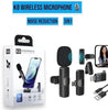 K8 Wireless Microphone | K8 Mic for Mobile | Type-C / iPhone Compatible | Noise Reduction