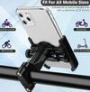 Bike Mobile Holder Stand | 360° Rotation | Anti-Slip Grip | Universal Motorcycle Mount