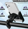 Bike Mobile Holder Stand | 360° Rotation | Anti-Slip Grip | Universal Motorcycle Mount