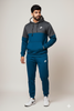 Winter Tracksuit with Hoodie & Trouser – Warm Fleece 2 Pcs Suit for Men & Women Blue