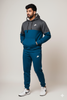 Winter Tracksuit with Hoodie & Trouser – Warm Fleece 2 Pcs Suit for Men & Women Blue