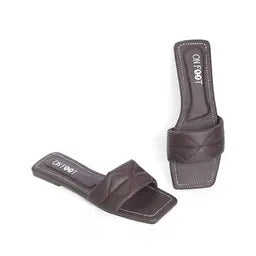 Women's Rexine Fancy Flats Slipper - Chaudhary Brand Store 