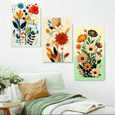 3-Piece Wooden Wall Art Frames – 8x11