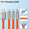 Xiaomi 120W 3-in-1 Fast Charging Cable – 6A Type-C, Micro USB & iPhone Data Cable