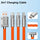 Xiaomi 120W 3-in-1 Fast Charging Cable – 6A Type-C, Micro USB & iPhone Data Cable