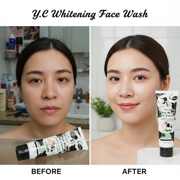 YC Whitening Face Wash 100ml – Deep Cleansing & Brightening Formula for Soft, Smooth, and Glowing Skin - Chaudhary Brand Store 