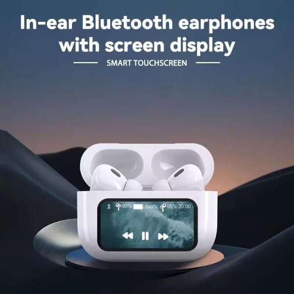 A9 Pro Earbuds Anc/enc Dauble Dark Tuch Screen Display Noise Reduction Wireless Earbuds For Android And Ios/airpods - CHAUDHARY BRAND STORE