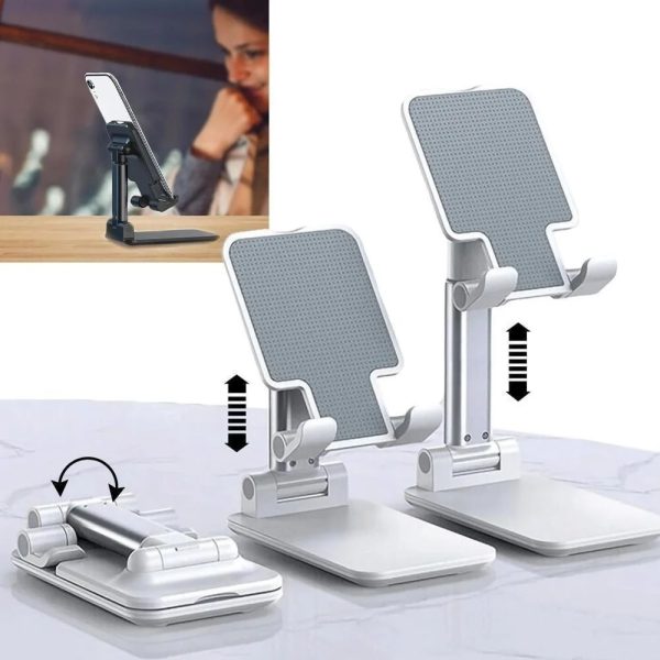 Adjustable Mobile Holder Stand Portable Mobile Foldable Stand, Mobile Holder (random Color) - CHAUDHARY BRAND STORE