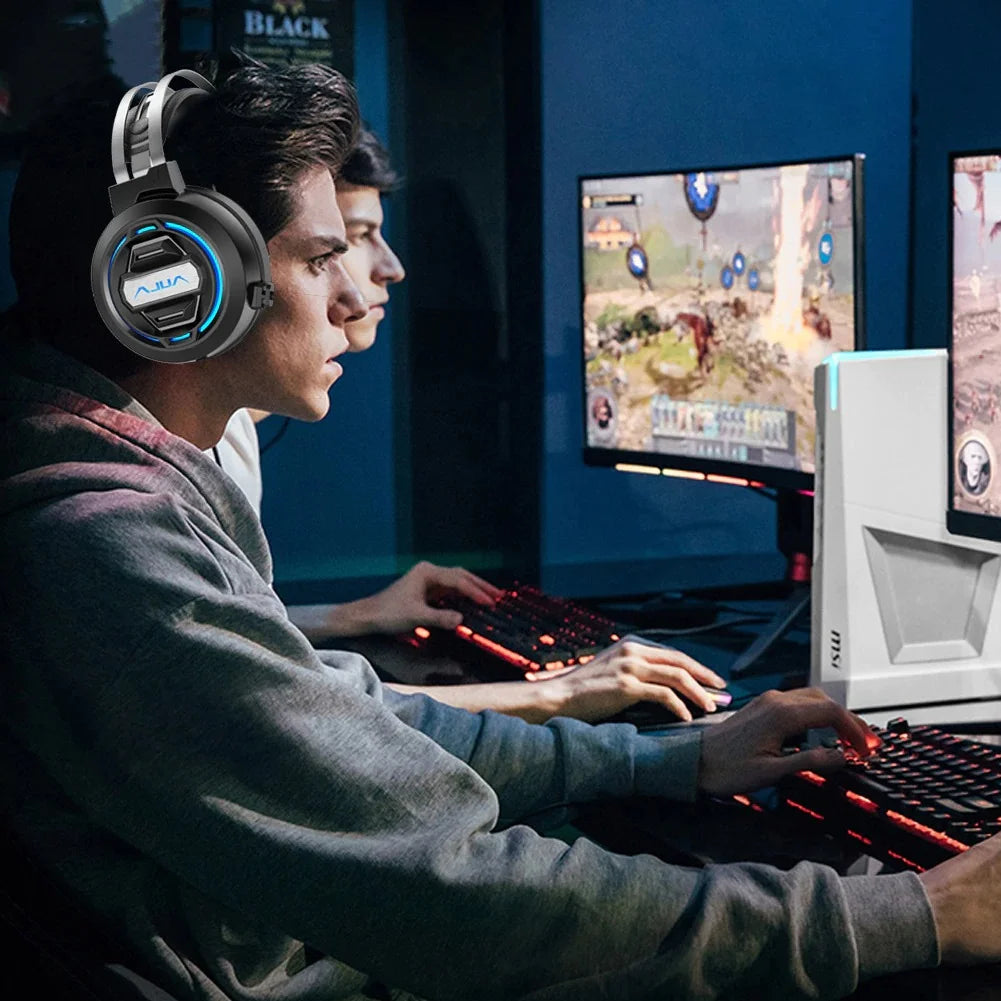 S603 Gaming Wired Headset | Deep Bass Stereo Sound with Microphone for PC