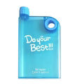 Ultra Slim Notebook Style Water Bottle 380ml | Portable Memo Bottle for Travel, School & Office