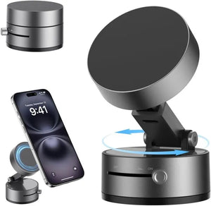 Universal Vacuum Magnetic Suction Cup Stand | Folding Swivel Phone Holder