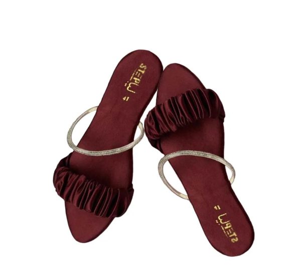 Classy Ladies Sandals | Girls Sandals For Party Wear | Flat Slippers - CHAUDHARY BRAND STORE