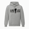 New Summer Collection Full Grey Hoodie – “Father and Son” Printed Hoodie for Men & Boys (Extra Large)