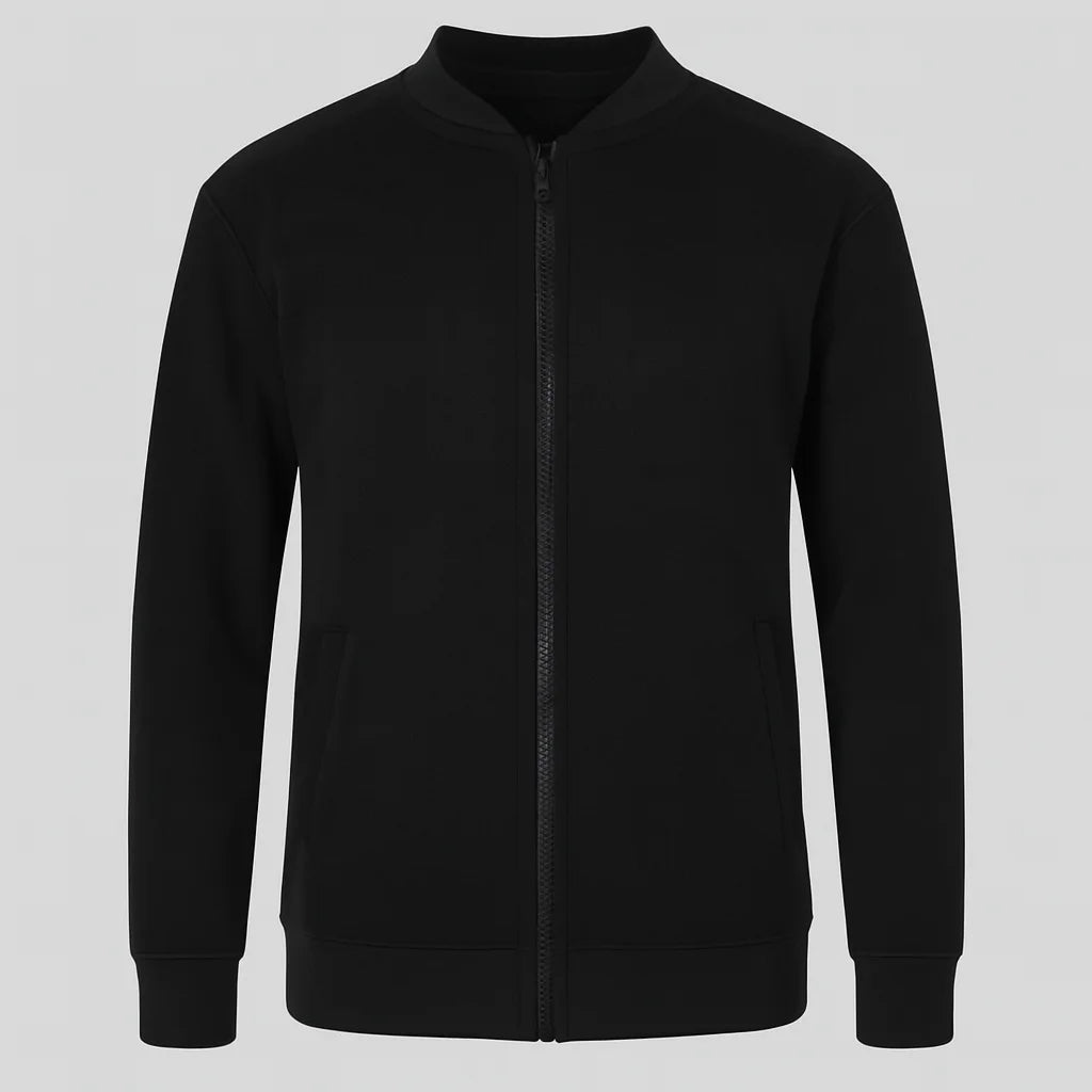 Premium Zipper Jacket for Men | French Fleece Fabric | Smart Look, Comfortable Wear, Easy Wash