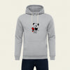 Premium Grey Bear Print Hoodie for Men & Boys – Summer Casual Collection, Stylish & Comfortable Wear