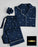 Stylish Printed Silk Night Suit – 2-Piece Set with Cozy Shorts