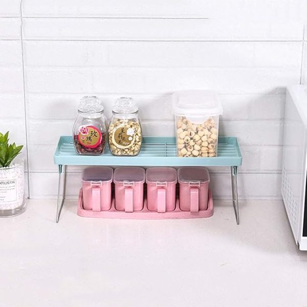 Deal  Buy 2 Stack- Up Shelf And Get 1 Disposible Food Bag For Free (100 Pieces) (random Color)