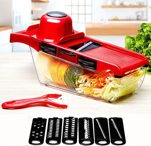 10 in 1 Mandoline Vegetable Slicer Cutter with Box - CHAUDHARY BRAND STORE