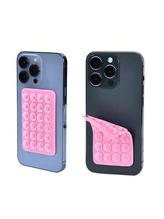 Double Sided Suction Cups Cell Phone Holder Universal Bubble Gripper Silicone Pad (Pack Of 2 ) - CHAUDHARY BRAND STORE