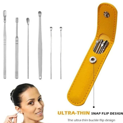 6-Piece Ear Wax Cleaning Kit |  Portable & Easy to Use