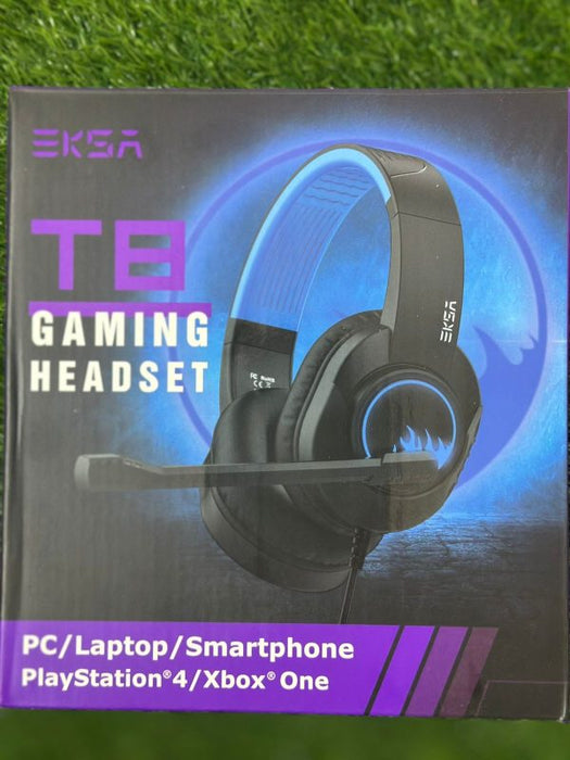 Eksa T8 Stereo Gaming Headset – Immersive Sound & Ultimate Comfort! - CHAUDHARY BRAND STORE