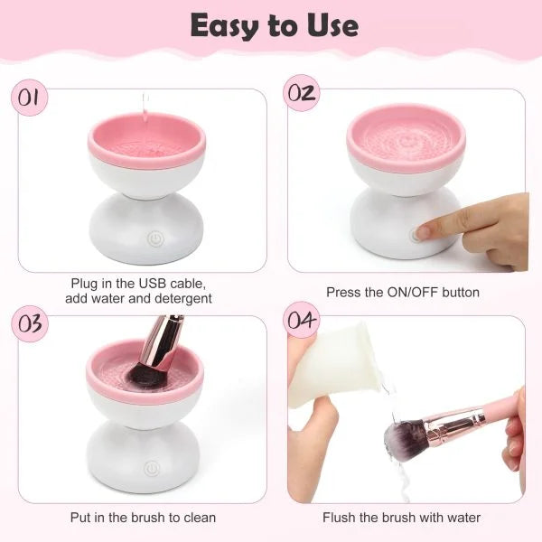 Electric Makeup Brush Cleaner Machine – Fast & Easy Brush Cleaning Tool