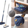 360° Twist Rotatable Triangle Mop with Long Handle Auto Squeeze Design for Floor, Wall, and Ceiling Cleaning
